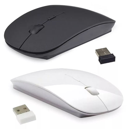 Mouse Sem Fio Óptico Ultrafino Slim USB para PC Computador Notebook 2.4 gb 1600 DPI