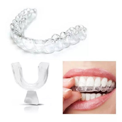 2 Pares (4 unidades) Moldeira Molde Clareamento Dental Clareador