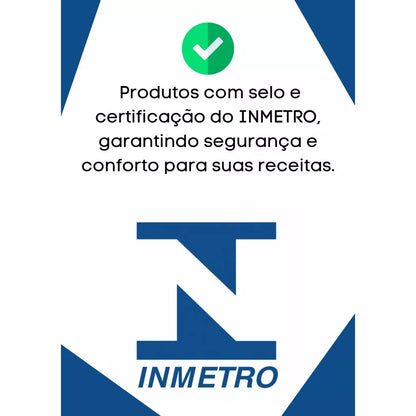 Panela De Pressão 4,5 Litros Antiaderente Teflon Com Tampa Externa - Fechamento Externo