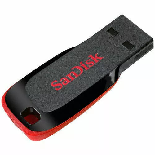 Sandisk Cruzer Lâmina Flash Drive 4GB 8GB 16GB 32GB 64GB 128GB Usb 2.0 Caneta Memory Stick