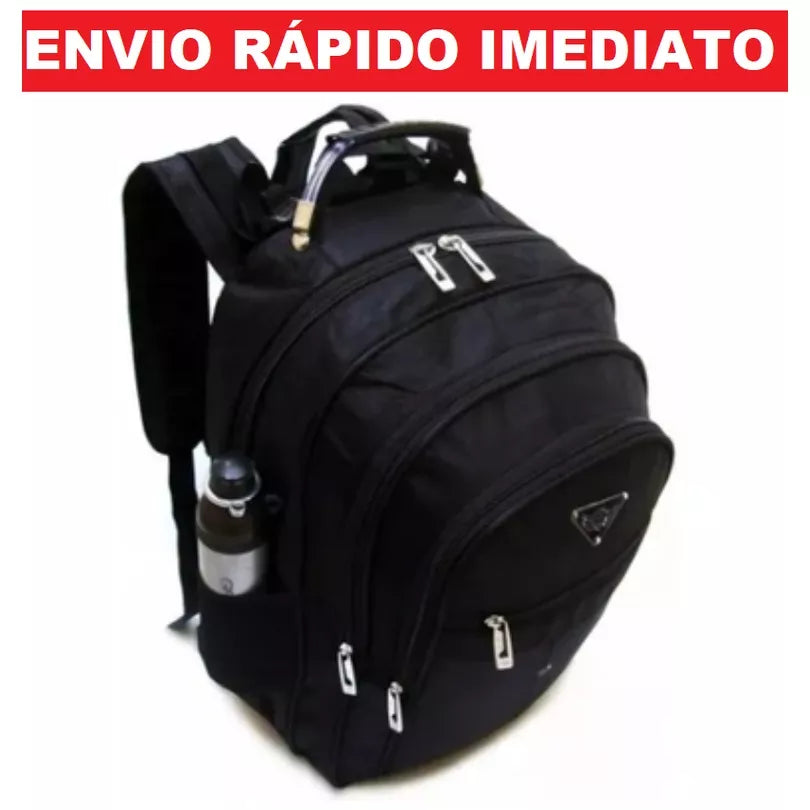 Mochila Escolar Reforçada Notebook Impermeável Alça Cabo Aço