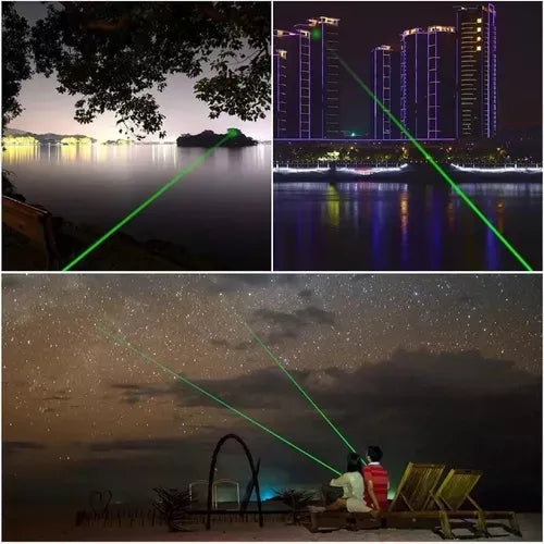 Caneta Laser Pointer Verde Ultra Forte Alcance 50km - Ax