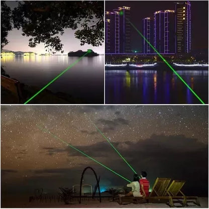 Caneta Laser Pointer Verde Ultra Forte Alcance 50km - Ax