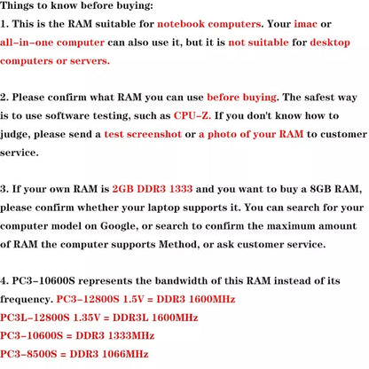 Crucial notebook RAM DDR3/DDR3L 2GB 4GB 8GB 1066/1333/1600MHz PC3-12800S Memória Para