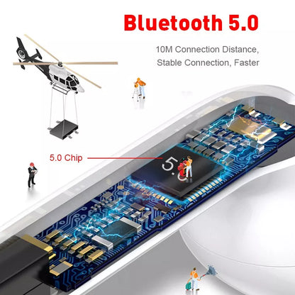 Fone De Ouvido Bluetooth Original JBL i12 tws Estéreo Sem Fio 5.0 Com Caixa De Carregamento Para smartphones iPhone Android Xiaomi