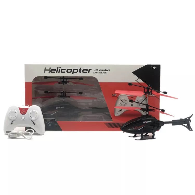 Helicóptero Voador Seacavender Com Controle Remoto Recarregável Sensor Infravermelho/Drone/Carregamento USB