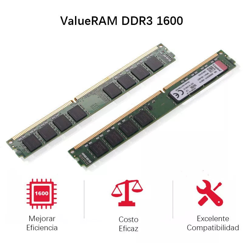 Kingston DDR3 8GB 4GB 2GB 1333/1600Mhz DDR2 667/800Mhz PC Ram Desktop Memória