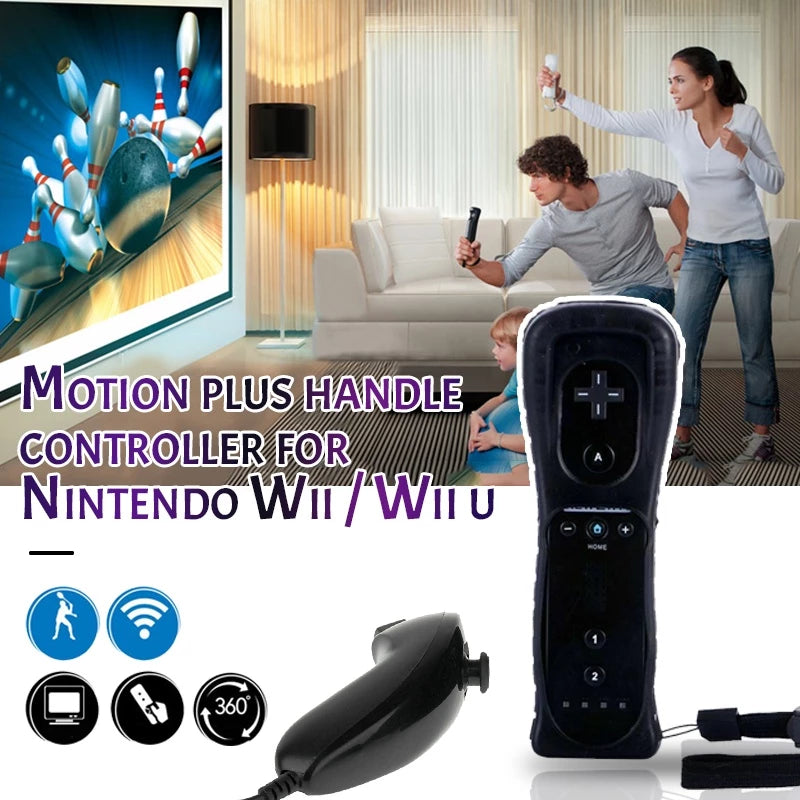 Controle para Nintendo Wii Remote Wiimote com Capinha e Alça de Segurança Built in Motion Plus fantastic01