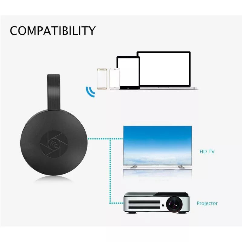 Original Chromecast G2 4K Ultra HD Para Transmissão De TV De Alta Definição Google Miracast