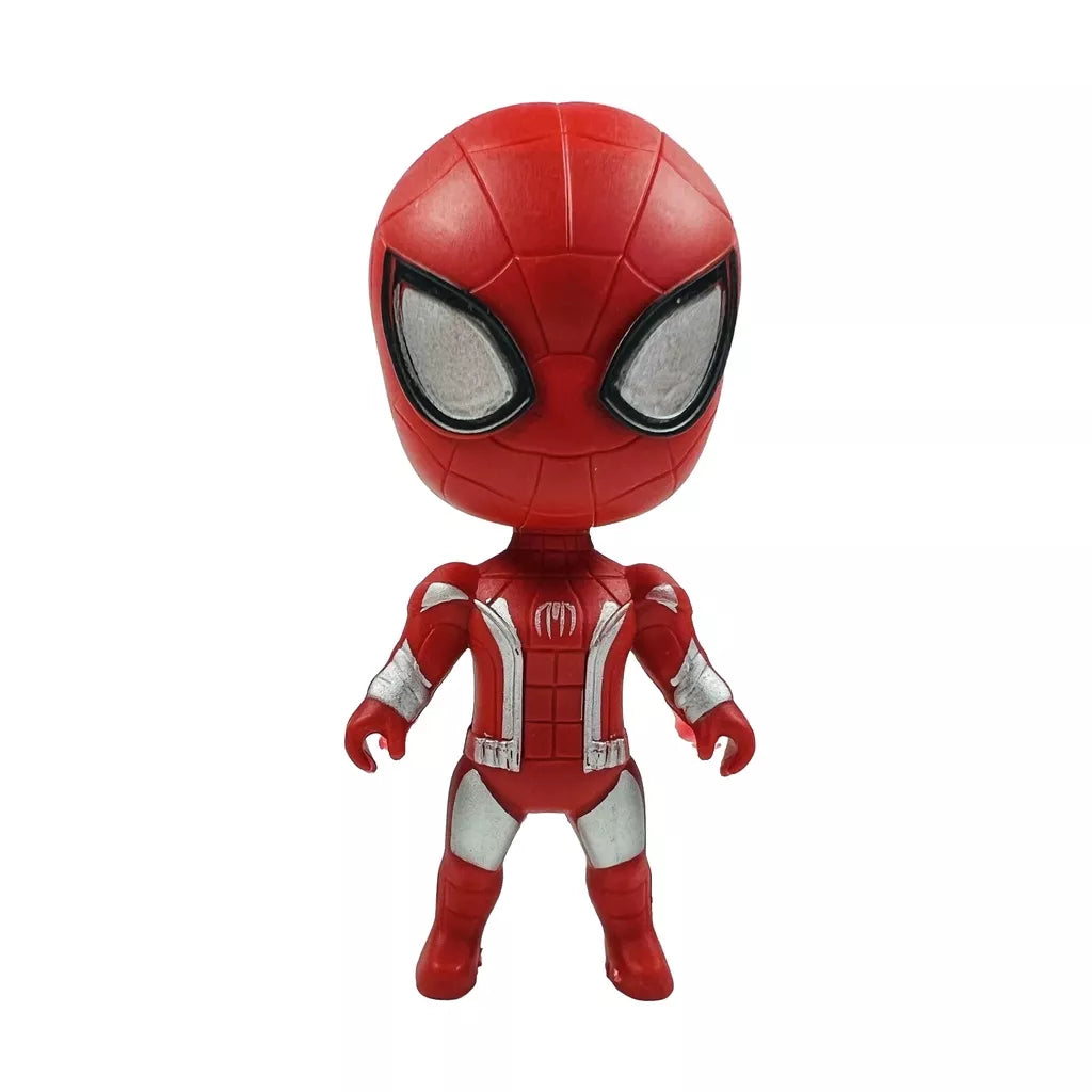 Marvel Herói 8CM Avengers Conjunto De Boneca Brinquedos -Homem de Ferro, Homem Aranha, Capitão América, Pantera negra, Homem Morcego & Groot