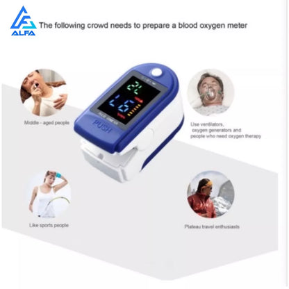 Oximetro de Pulso Digital Medidor de Saturação Oxigênio no Sangue