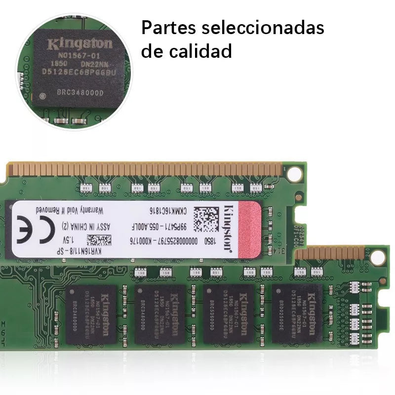 Kingston DDR3 8GB 4GB 2GB 1333/1600Mhz DDR2 667/800Mhz PC Ram Desktop Memória