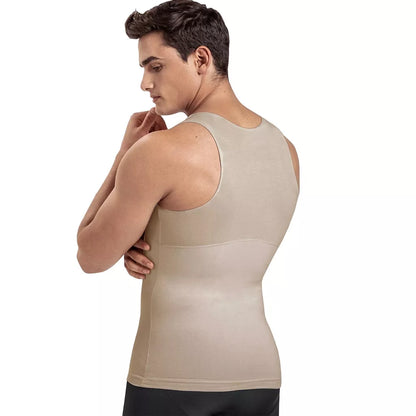 Cinta Modeladora e Postural Masculina Alta Compressão Bodyshaper