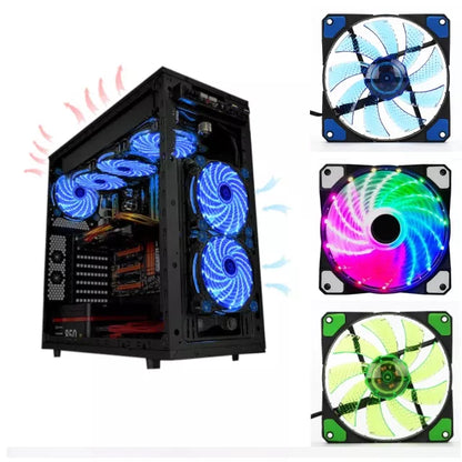 Cooler Fan Com Led Colorido 1200rpm 120x120mm PC