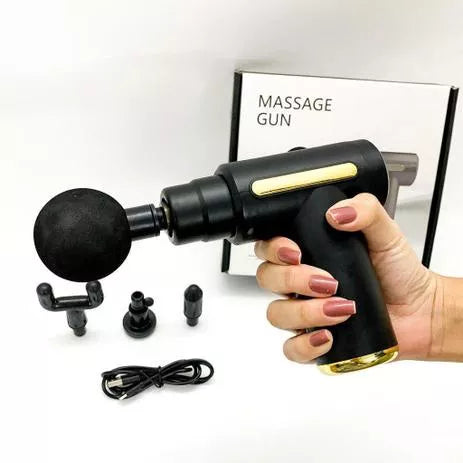 DS11545 Massageador Elétrico Profissional Muscular Pistola Portátil Original Massagem