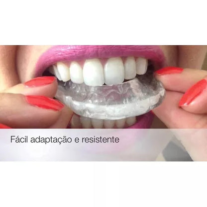 2 Pares (4 unidades) Moldeira Molde Clareamento Dental Clareador