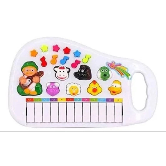 Piano Teclado Animal Infantil Sons Eletrônico 12 Teclas