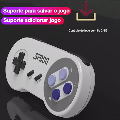 16-Bit Console HDMI Sem Fio TV Retro Para SNES NES 4800 + Game Stick Para super nintendo