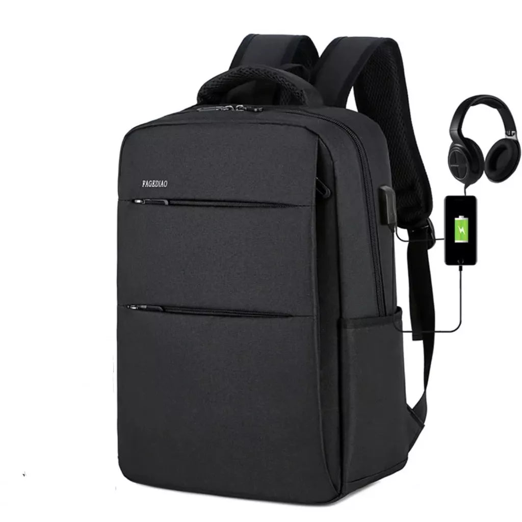 Mochila Escolar Para Notebook 15.6 Impermeável Com USB