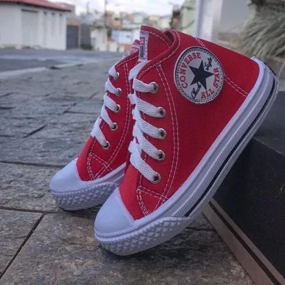 Tênis Infantil Criança All Star Botinha Cano Alto Varias Cores Menino e Menina Casual  26 ao 34