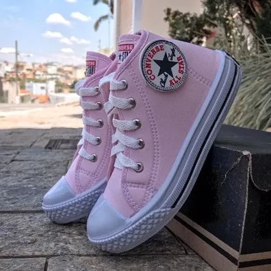 Tênis Infantil Criança All Star Botinha Cano Alto Varias Cores Menino e Menina Casual  26 ao 34