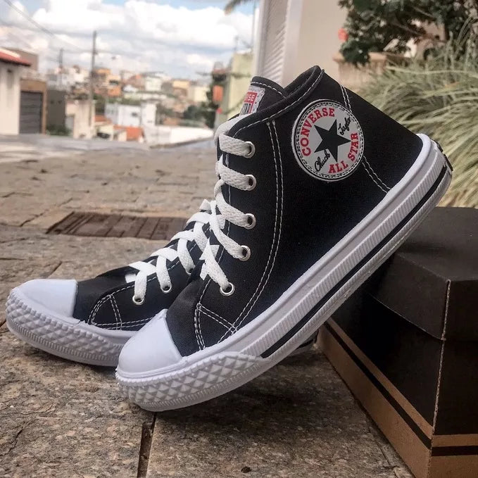 Tênis Infantil Criança All Star Botinha Cano Alto Varias Cores Menino e Menina Casual  26 ao 34