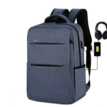 Mochila Escolar Para Notebook 15.6 Impermeável Com USB