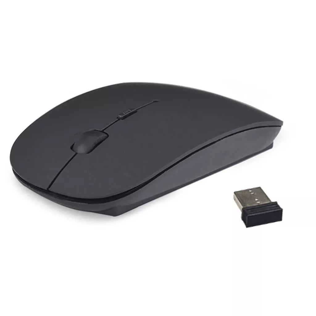 Mouse Sem Fio Óptico Ultrafino Slim USB para PC Computador Notebook 2.4 gb 1600 DPI