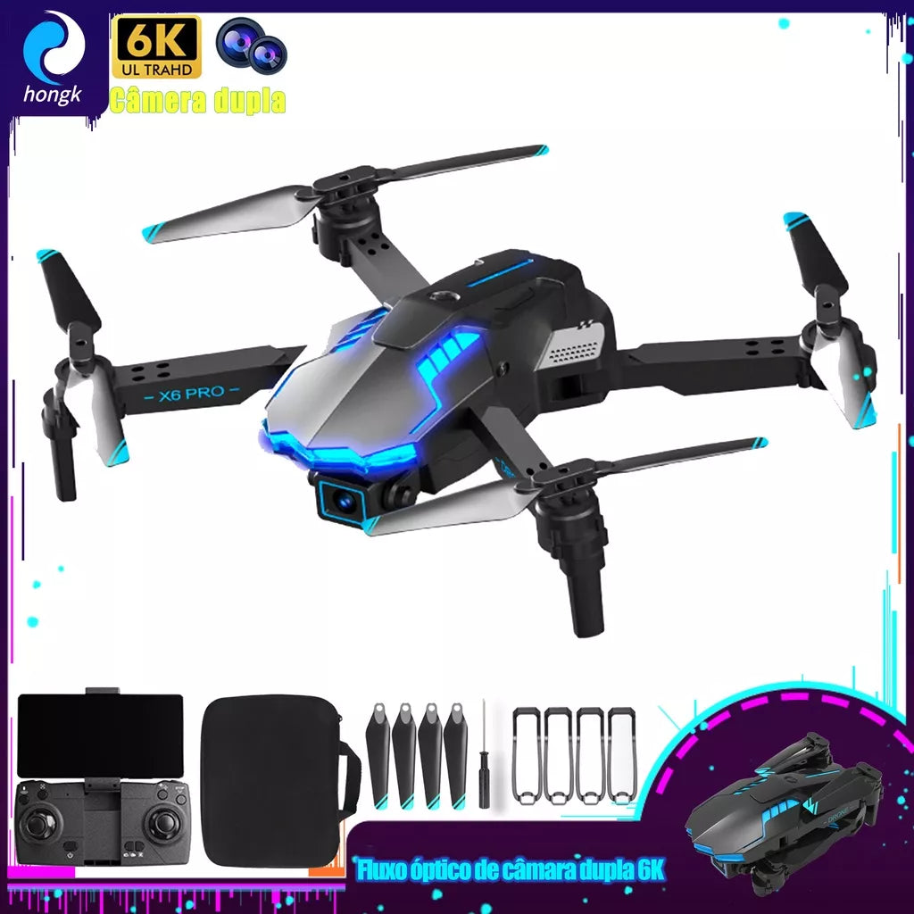 4K Drone HK62 PRO Hd Fotografia Aérea Nova Dobrável Wifi 4K Fixa , Câmera E Aeronave GPS Quad-Axis