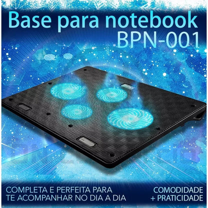 Suporte para notebook Base Mesa Cooler Refrigerada Cooler para Notebook | Suporte para Notebook | Base Mesa Cooler Refrigerada Hoopson BPN-001 BPN-003 BPN-005