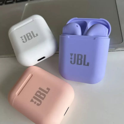 Fone De Ouvido Bluetooth Original JBL i12 tws Estéreo Sem Fio 5.0 Com Caixa De Carregamento Para smartphones iPhone Android Xiaomi