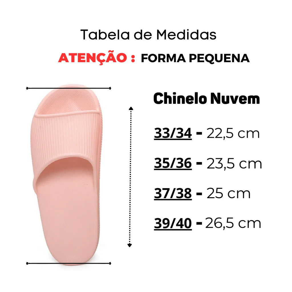 Chinelo Nuvem Original Ortopédico Feminino Verão 2023