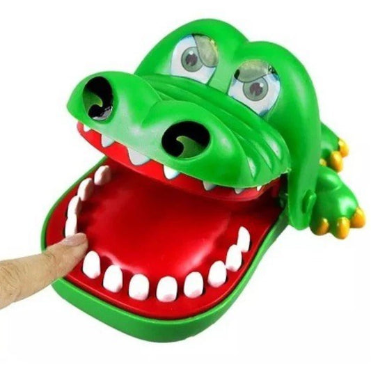 Brinquedo Infantil Jacaré Morde Dedo Crocodilo Dentista Novo