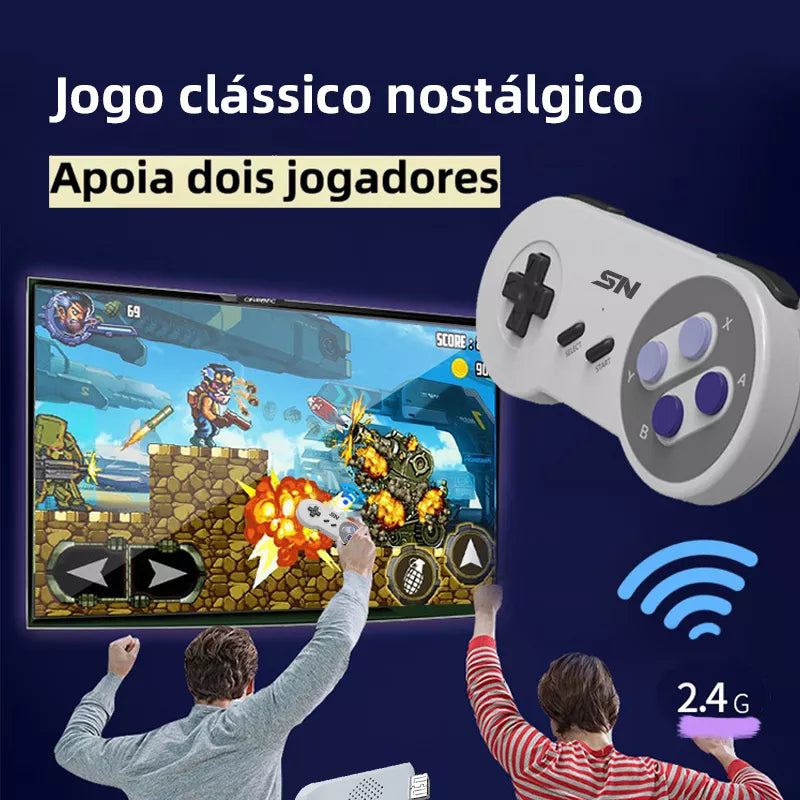 16-Bit Console HDMI Sem Fio TV Retro Para SNES NES 4800 + Game Stick Para super nintendo