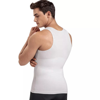 Cinta Modeladora e Postural Masculina Alta Compressão Bodyshaper