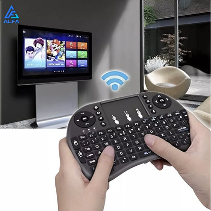 Mini Teclado Controle Usb Touchpad Smart Tv Tv Box Pc Ps3- Iluminado