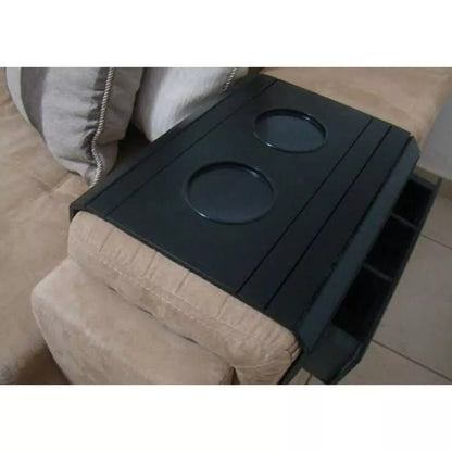 Suporte Porta Copos Com Porta Controle Braço Sofá  Casa Moveis Decoração Sala