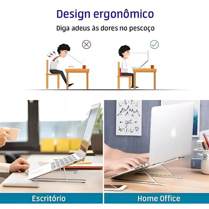 Suporte Apoio De Notebook Laptop Compacto Articulado Home Office