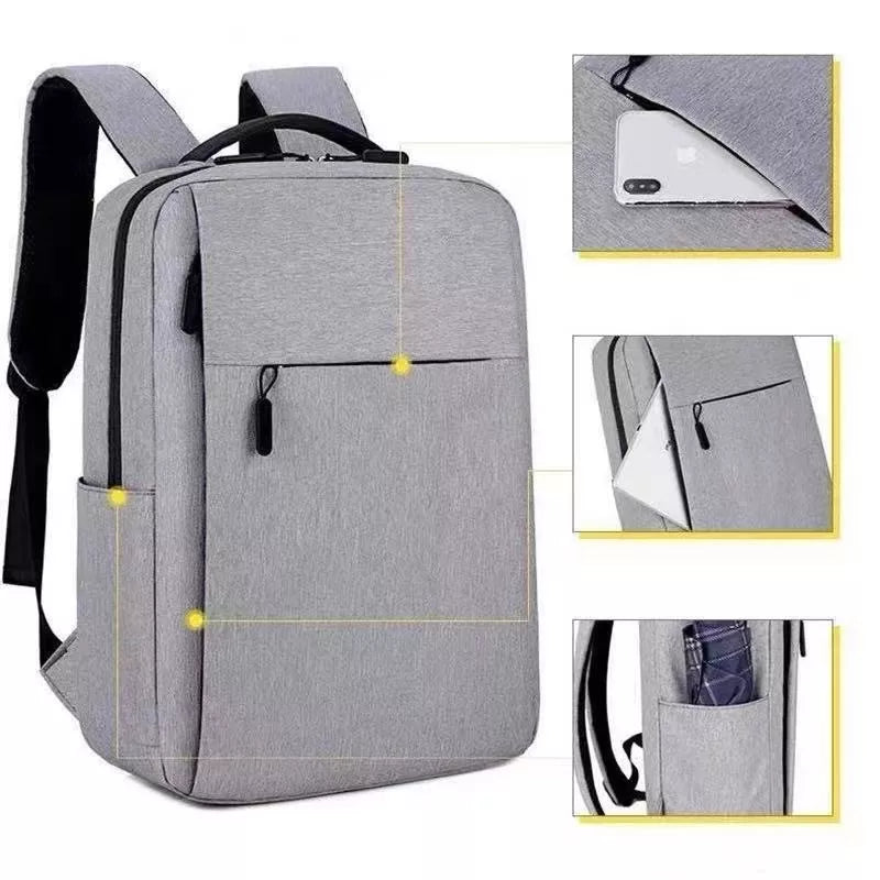 Mochila Escolar Para Notebook 15.6 Impermeável Com USB