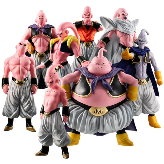 Bola De Dragão Figura Muscle Majin Buu 8pcs/Conjunto Ornamentos Modelo Boneca Anime Pvc De Ação Decoração Coleção Brinquedos Presente